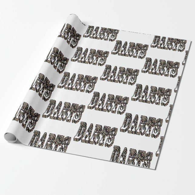 Darts Picture Logo, Geschenkpapier (Ungerollt)