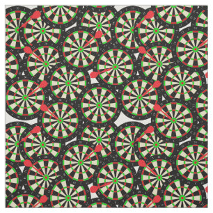 Darts Player Novelty Dart Boards und Darts Pattern Stoff