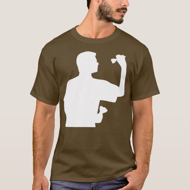 Darts Player T-Shirt (Vorderseite)