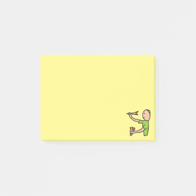 Darts Post-it Klebezettel (Vorderseite)