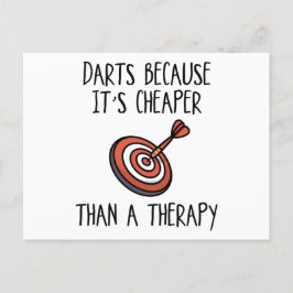 Darts Postkarte