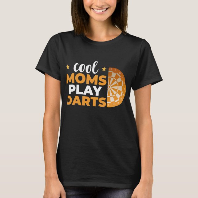 Darts Pub Dartboard Sports Dart Team Darts Mama  T-Shirt (Vorderseite)