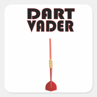 Darts Redewendungen Funny Men Motive Darts Geschen Quadratischer Aufkleber