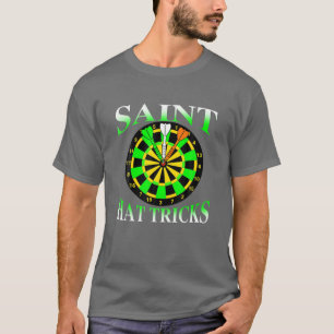 Darts Saint Hat Trick Irish St Patrick's Day T-Shirt