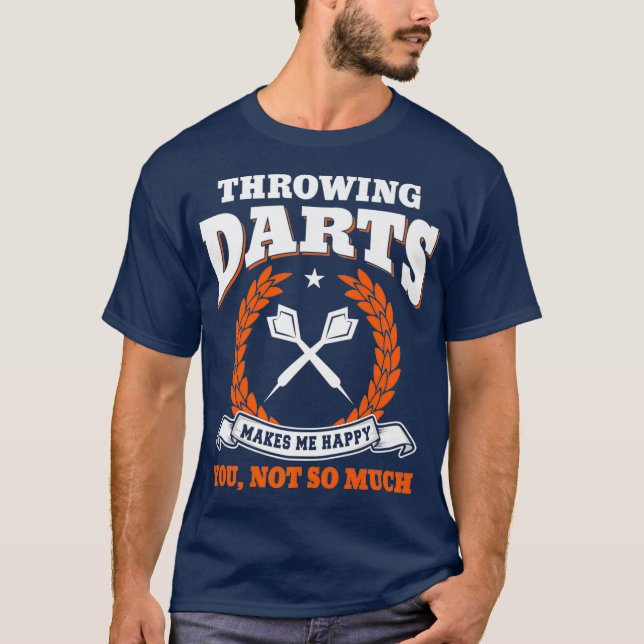 Darts Shirt Darts Player Funny Playing Darts (Vorderseite)