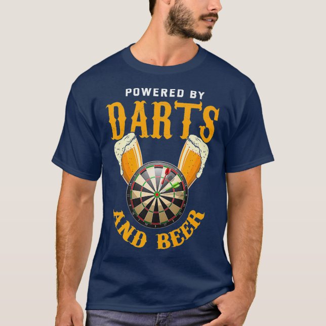 Darts Shirt Funny Beer Lover Quote Joke Darts (Vorderseite)