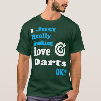 Darts Shirt ich gerade wirklich Liebe Darts