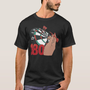 Darts-Spiel 180 Punkte Dart T-Shirt