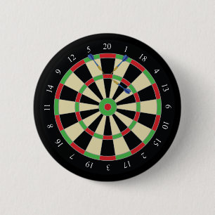 Darts Spieler Gewinner Treble Top 180 Dartboard Button