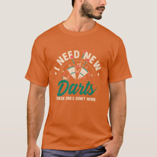 Darts Sport Design Mädchen T-Shirt