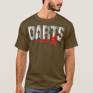 Darts T Shirt Vintag Style Dart Shirt für Dart