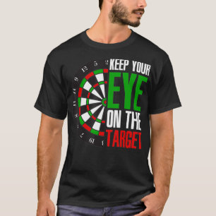 Darts Team - Dartists Dart-throwing auf Dartboard T-Shirt