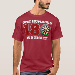 Darts Trikot 180 Einhundert und Achtzig - Darts T-Shirt