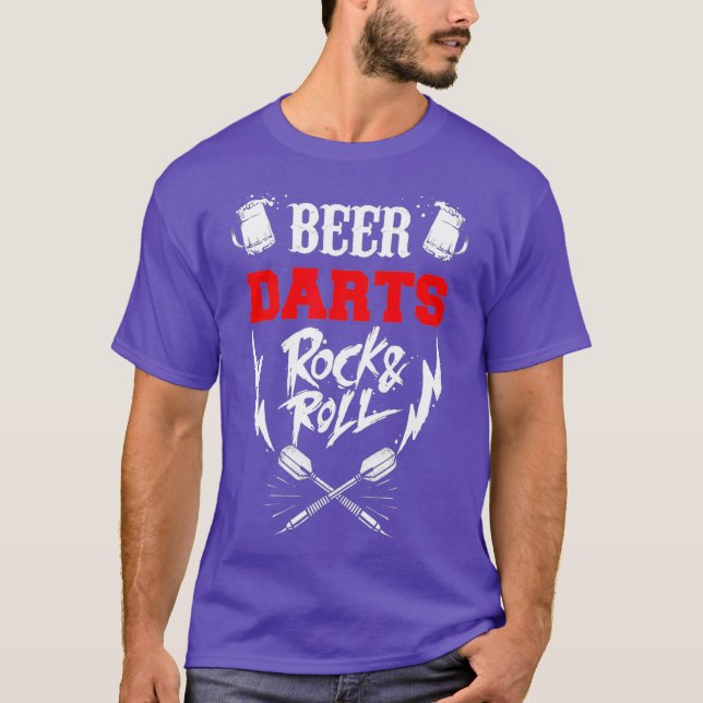 Darts und Rock'n'Roll T-Shirt (Vorderseite)