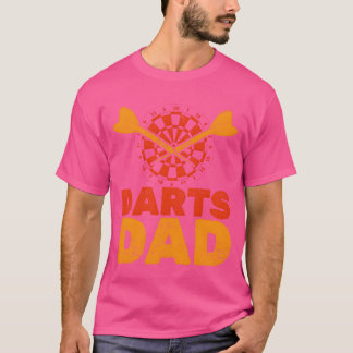 Darts Vater Dartboard Men Dart Father Retro T-Shirt