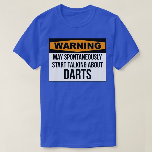 Darts Zitat T-Shirt (Design vorne)