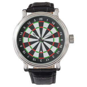 Dartscheibe Armbanduhr