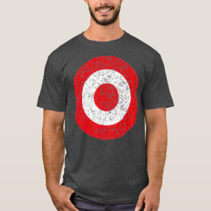 Dartscheibe Bullseye Ziel Dart Board Vintage T-Shirt