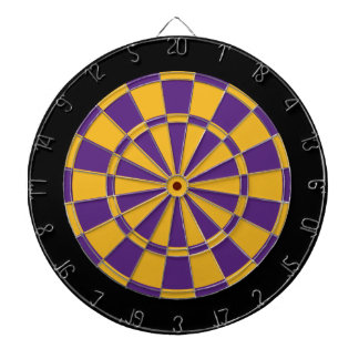 Dartscheibe: Gold, lila und Schwarzes Dartscheibe