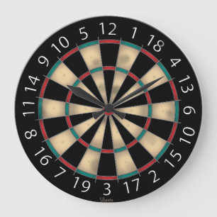 Dartscheibe Große Wanduhr