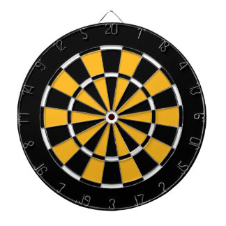 Dartscheibe in den Pittsburgh-Hockey-Farben