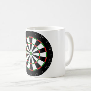 Dartscheibe Kaffeetasse