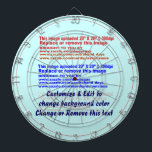 Dartscheibe-Licht umfaßt 6 Messingpfeile Dartscheibe<br><div class="desc">Vorgeschriebenes Brett der Dartscheibe (18" Durchmesser,  1" dick). Schließt 6 Messingpfeile mit ein (3 Flaggepfeilflüge und 3 BRITISCHE Pfeilflüge).</div>