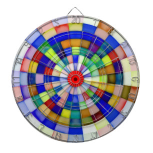 Dartscheibe mit Bullseye