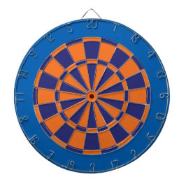 Dartscheibe: Orange, Marine und Blau Dartscheibe