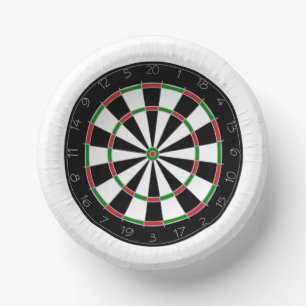 Dartscheibe Pappteller