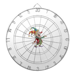 Dartscheibe Weißer Clown
