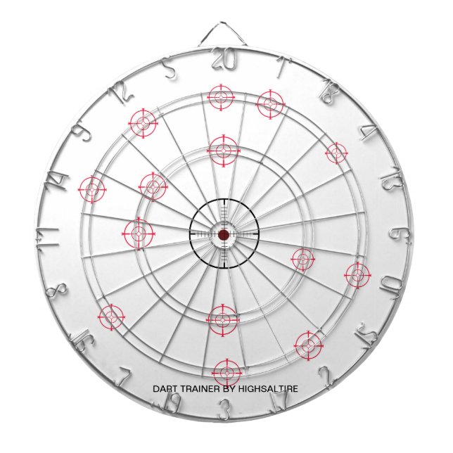 Dartscheibetrainer durch highsaltire dartscheibe (vorne)