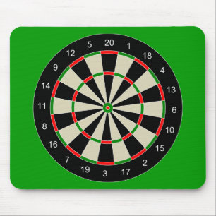 darttarget_Vector_Clipart DARTS DARTBOARD TARGET Mousepad