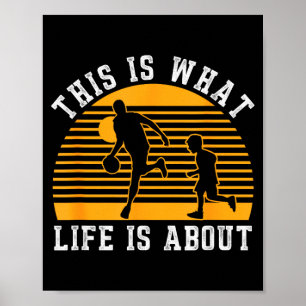 Darum geht es im Leben Basketballspieler Poster