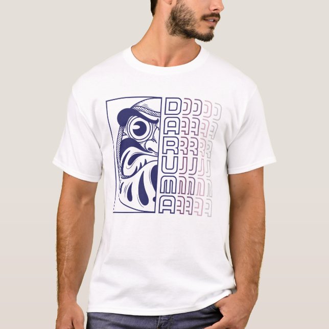Daruma Doll Illustration T-Shirt (Vorderseite)