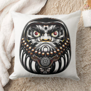 Daruma Doll japanische Kunst Kissen