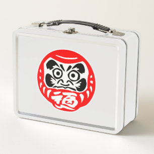 Daruma doll Lunch Boxes Metall Brotdose