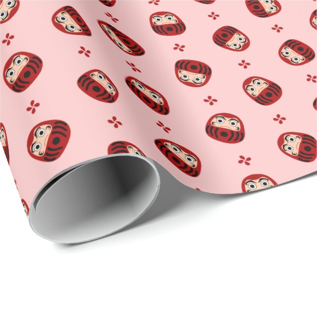Daruma Geschenkpapier (Rolleneckpunkt)