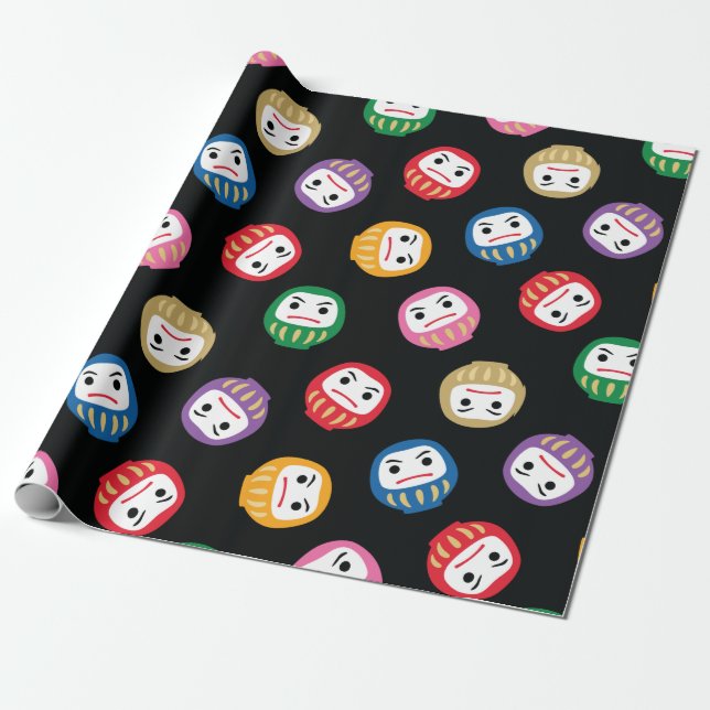 Daruma Geschenkpapier (Ungerollt)
