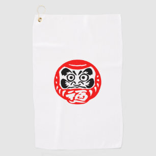 Daruma-Puppe Golfhandtuch