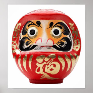 Daruma-Puppe Poster