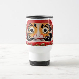 Daruma-Puppe Reisebecher