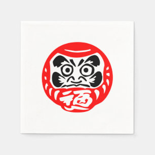 Daruma-Puppe Serviette