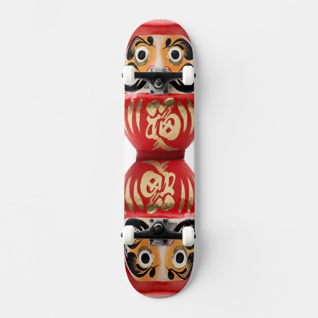 Daruma-Puppe Skateboard (Vorderseite)