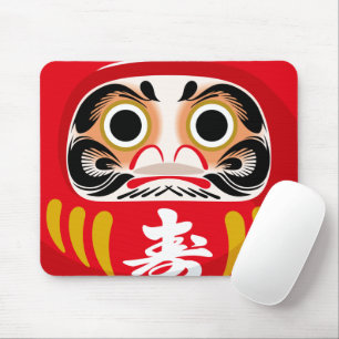 Daruma-Puppe (traditioneller japanischer Glücksbri Mousepad