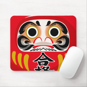 Daruma-Puppe (traditioneller japanischer Glücksbri Mousepad
