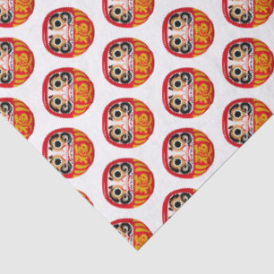 Daruma-Puppe (traditioneller japanischer Glücksbri Seidenpapier
