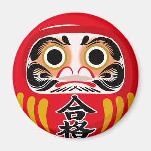 Daruma-Puppe (traditioneller japanischer viel Glüc Magnet