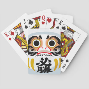 Daruma-Puppe (traditioneller japanischer viel Glüc Spielkarten