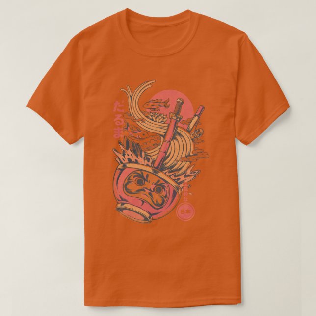 Daruma Ramen White T-Shirt (Design vorne)